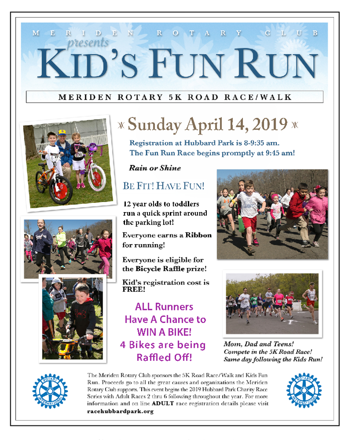 Meriden Rotary Club Kid S Fun Run