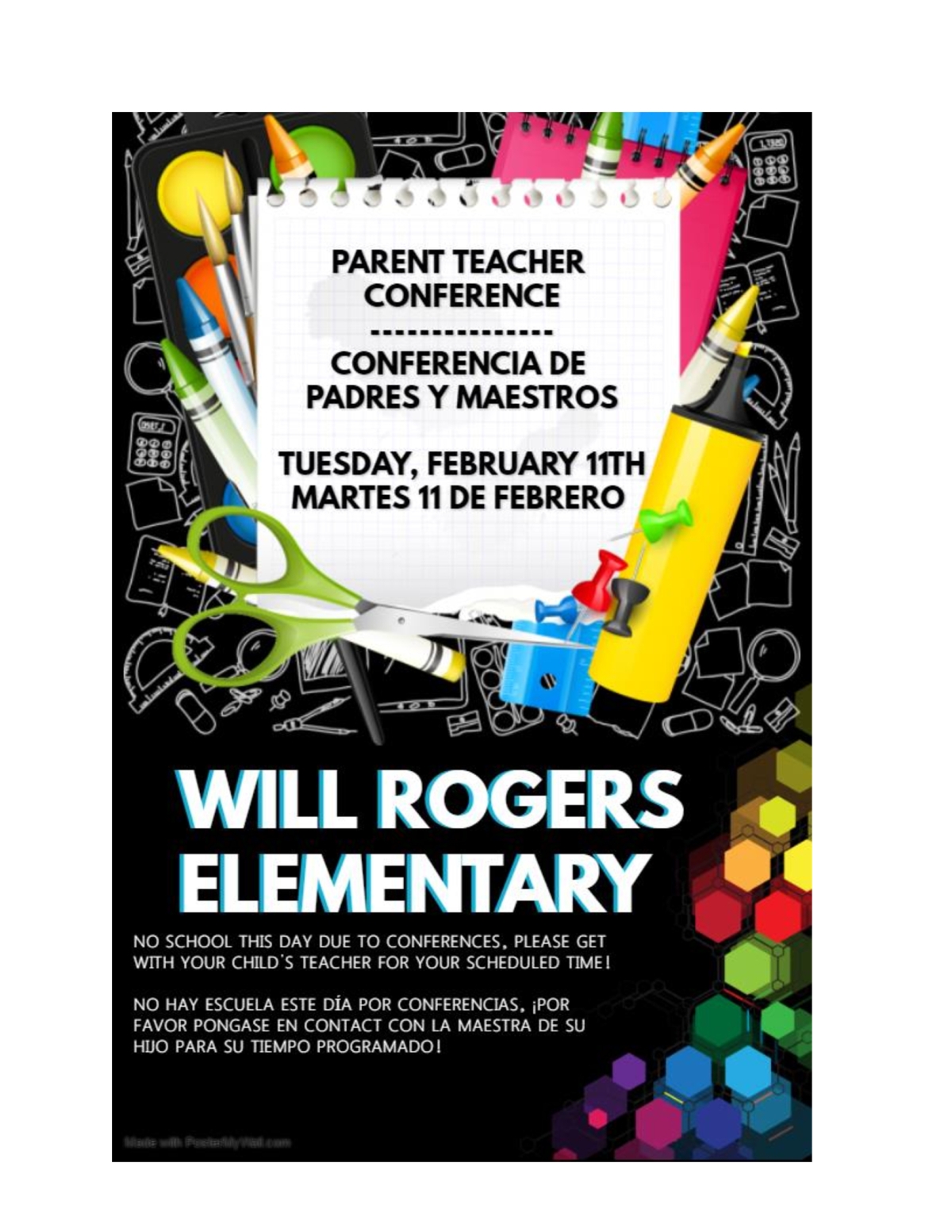 Image of a flyer titled PT CONFERENCE 2/11/2020 Image of a flyer titled PT CONFERENCE 2/11/2020