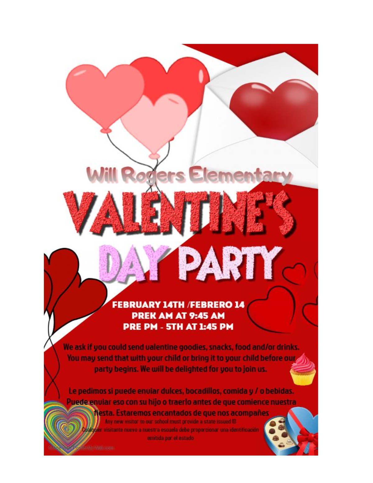 Image of a flyer titled VALENTINE'S DAY PARTY Image of a flyer titled VALENTINE'S DAY PARTY