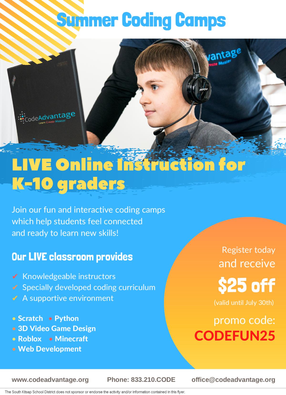 Online Summer Coding Camps For Kids
