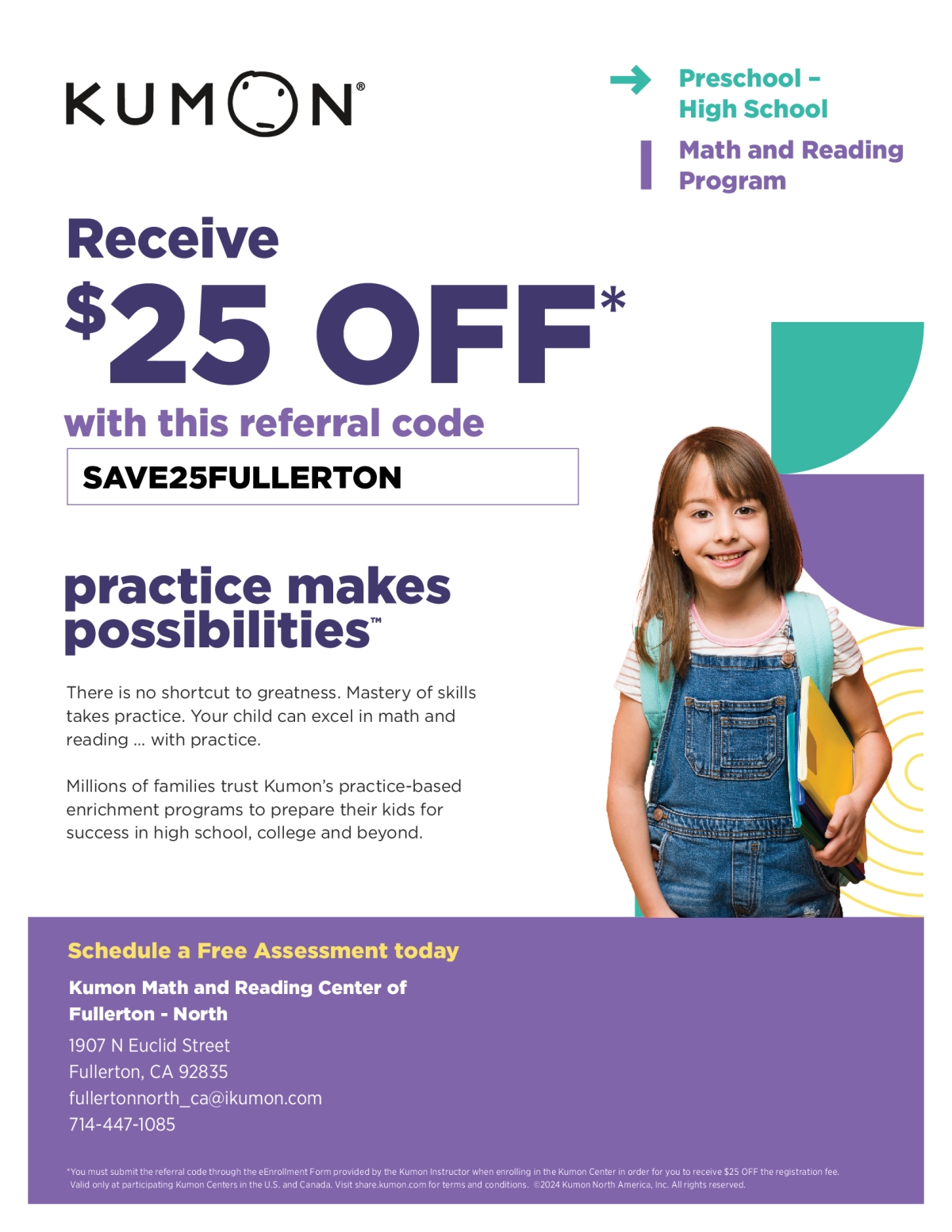 KUMON $25 OFF Referral Code | Peachjar