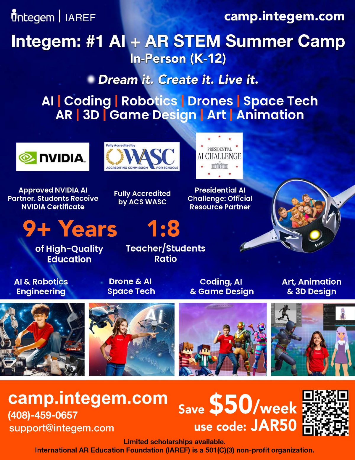 1 AI, Robotics, Coding, STEM & Art Camp | Peachjar